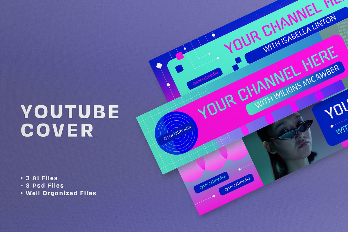 Alternative Design YouTube Cover, a Social Media Template by graphicook (Photo 1 of 3)