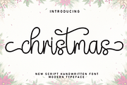 Christmas | Script Font, a Handwritten Font by Scratchones (Thumbnail 1 of 9)