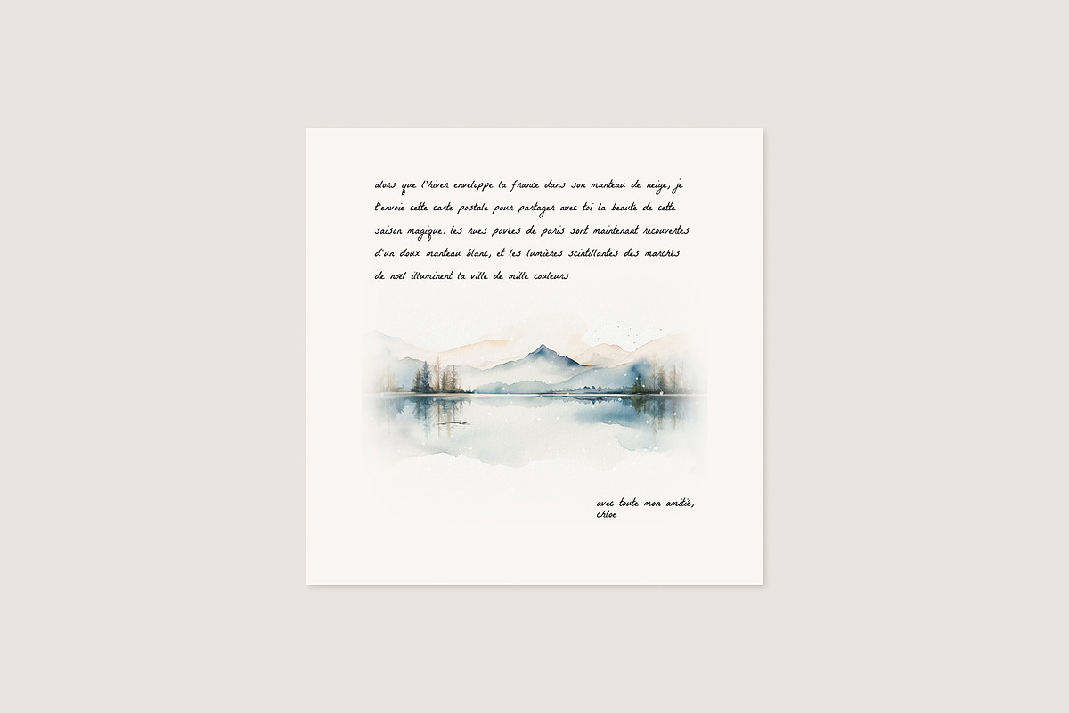 -30% Watercolor Winter Scene Clipart, a Seasonal Illustration by bloomscape (Photo 7 of 10)