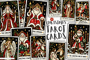 Christmas Tarot Cards PNGs, a Seasonal Illustration by Markicha Art (Thumbnail 1 of 5)