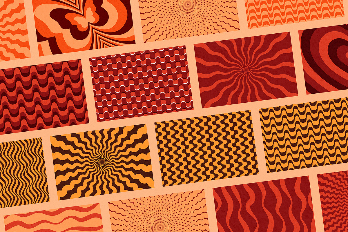 Retro Groovy Backgrounds, a Background Graphic by May Motif (Photo 19 of 20)