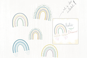 Cute rainbow watercolor clipart, an Illustration by Lolytop Studio (Thumbnail 2 of 5)