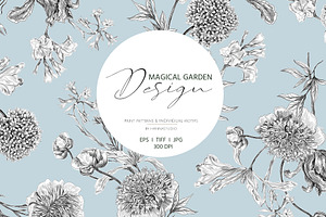 MAGICAL GARDEN Pattern & Motifs