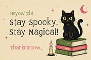 Heylowitch - Playful Halloween Font, a Handwritten Font by figuree studio (Thumbnail 10 of 10)