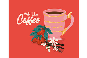 Vanilla Coffee Card