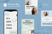 Skincare Blog Instagram Templates, a Social Media Template by Ollyta May (Thumbnail 1 of 10)