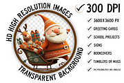 Cute Santa Claus & Friends Christmas, an Illustration by Craft Nest (Thumbnail 8 of 8)