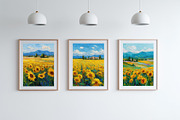 Summer Sunflower Field Illustration, a Decorative Illustration by Housui Patterns (Thumbnail 7 of 12)