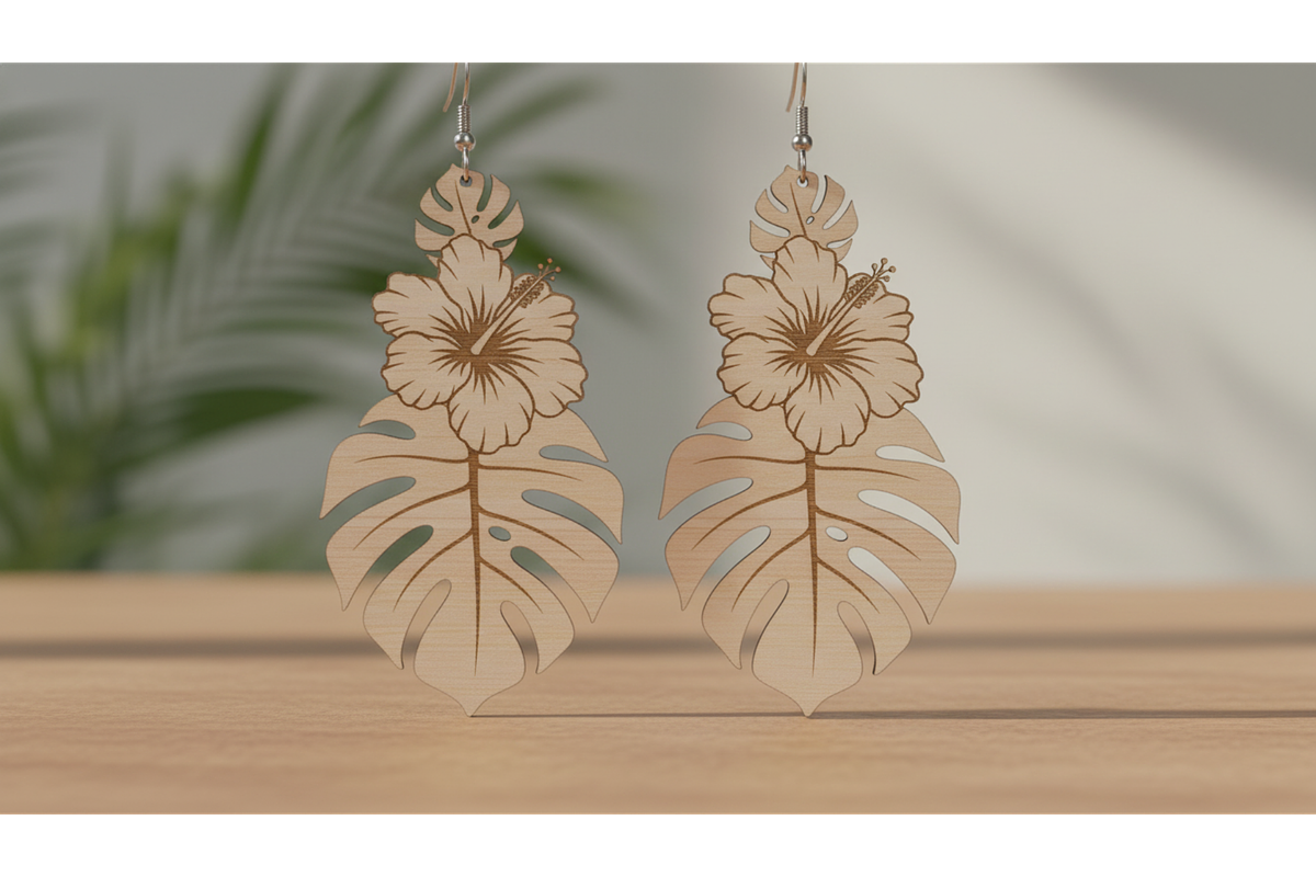 Elegant Floral Earring Set, a Graphic by musafir_fashion (Photo 11 of 11)
