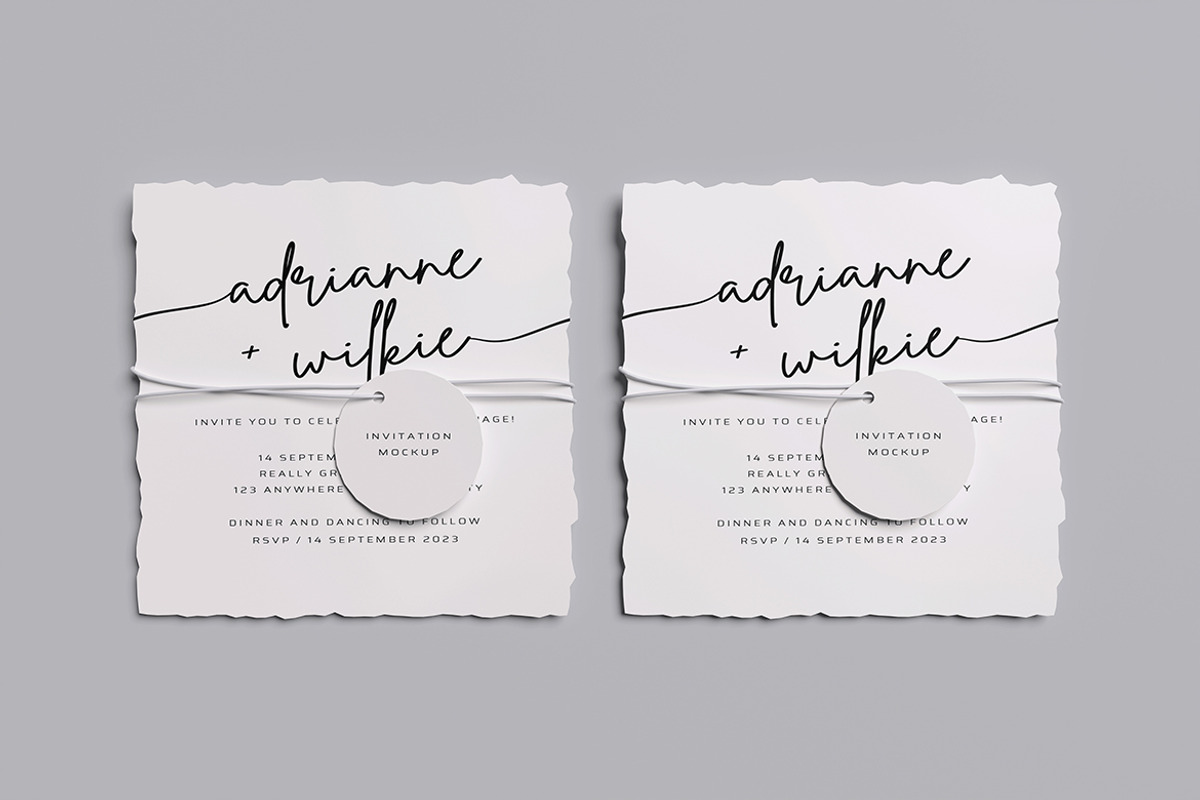 Invitation Mockup, a Product Mockup by Squashy Creative Studio (Photo 3 of 5)