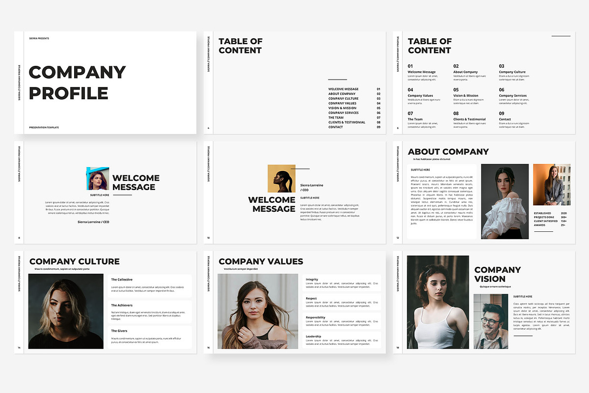 Company Profile Keynote Template, a Presentation Template by Gaize (Photo 5 of 10)