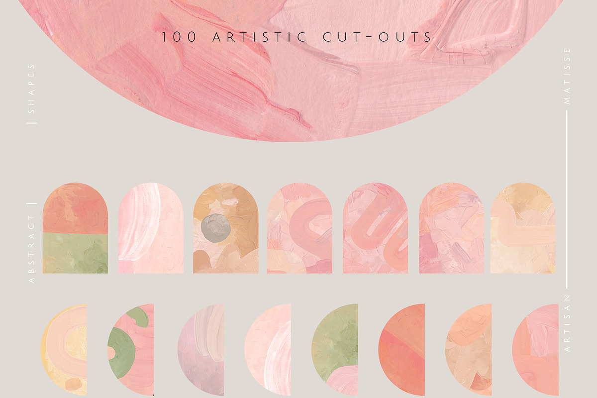 Animated gouache & modern art shapes, an Object Graphic by ana & yvy (Photo 11 of 12)