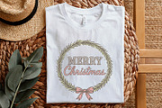 Merry Christmas Wreath PNG, Holiday, an Illustration by SharpMarketplace (Thumbnail 5 of 9)
