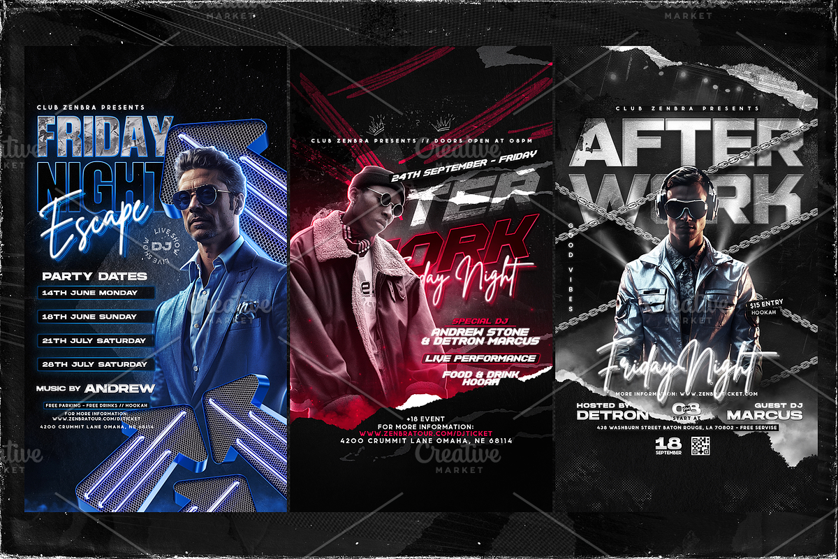 10 DJ Party Social Media Stories, a Social Media Template by OnurDemircan (Photo 3 of 5)