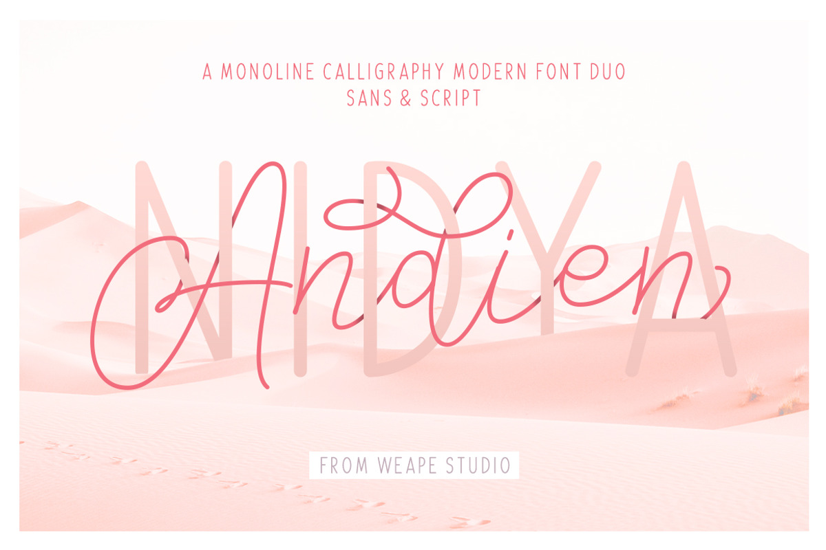 Andien Nidya - Script & Sans