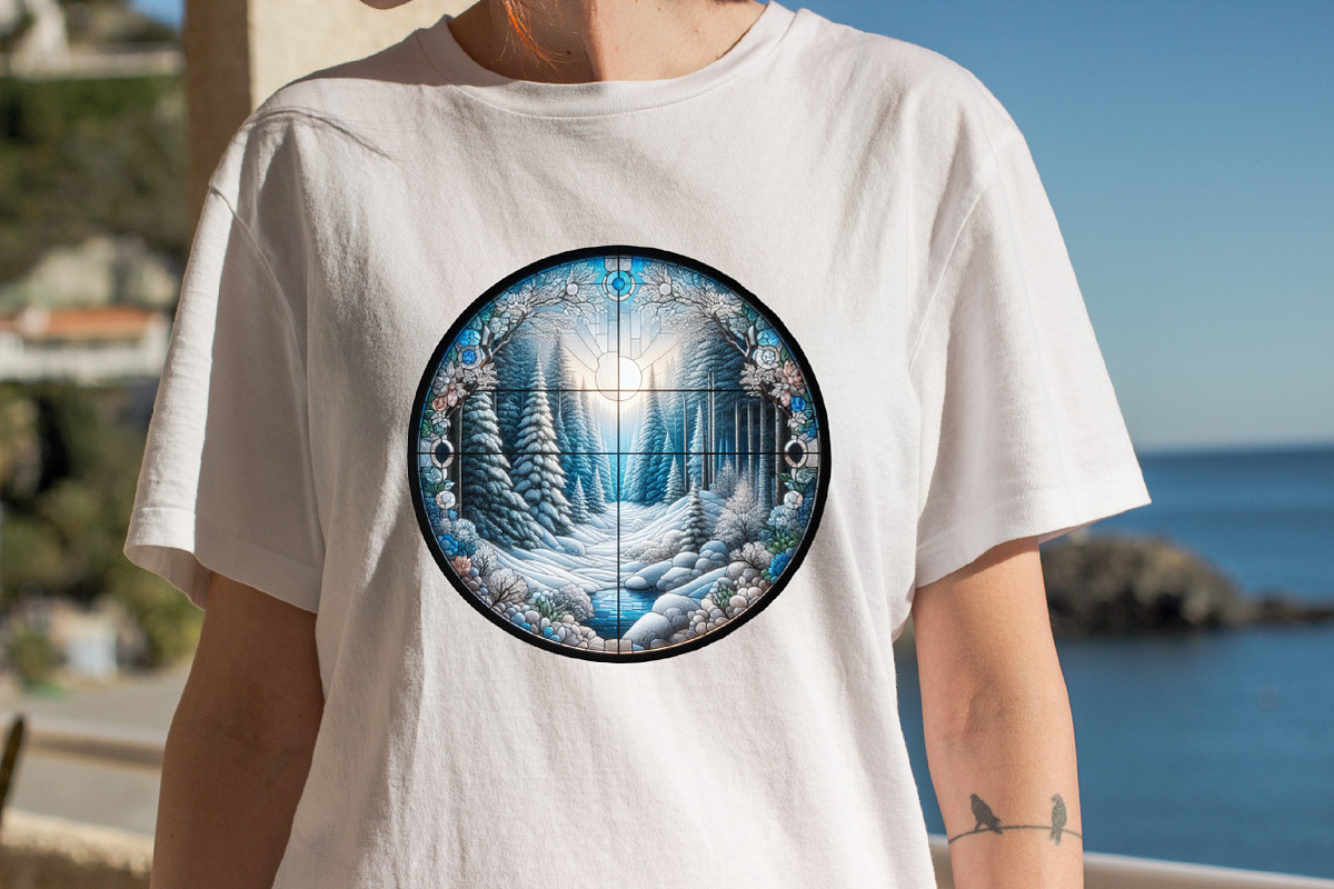 Watercolor Winter Forest Clipart Bun, an Illustration by SVGArt (Photo 4 of 8)
