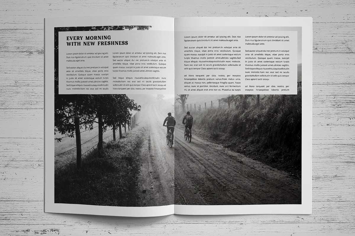 Magazine Indesign Template, a Magazine Template by SamiSimply7 (Photo 5 of 12)