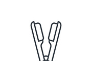 43 Beauty Makeup Outline Icons, an Outline Icon by adenpinkstore (Thumbnail 18 of 24)