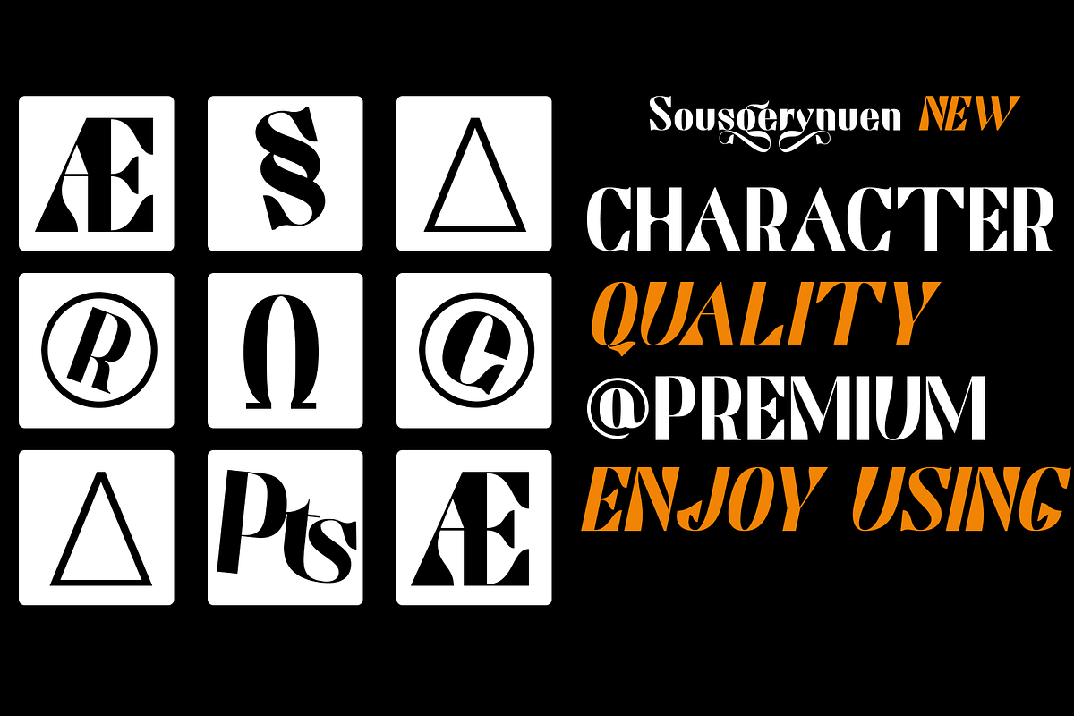 LC Sousgerynuen Serif Premium, a Serif Font by LuhopCreative (Photo 3 of 12)