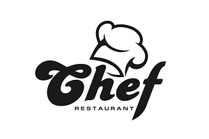 Chef cook restaurant, culinary, a Food Illustration by Vector Tradition