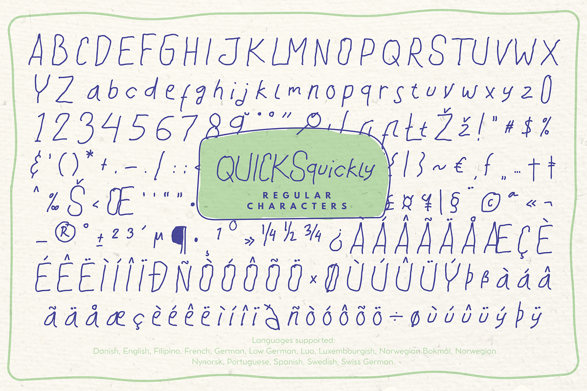 Quicksquickly, a Handwritten Font by Gatype (Photo 7 of 13)