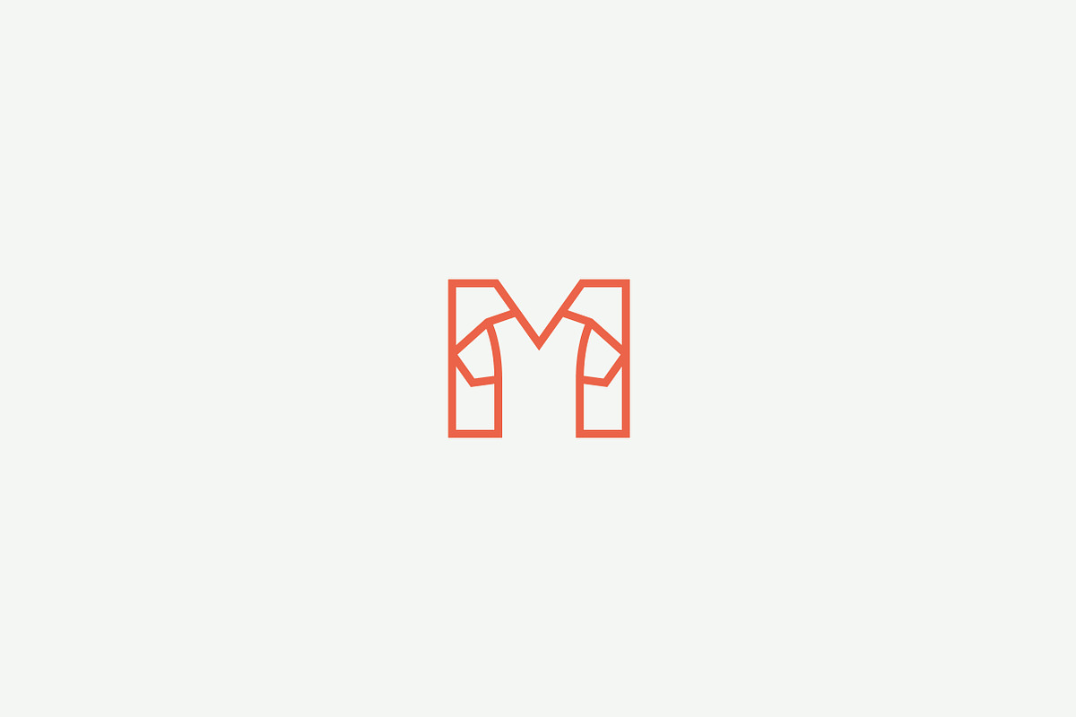 T-shirt - letter M logo template, a Branding & Logo Template by Sarten