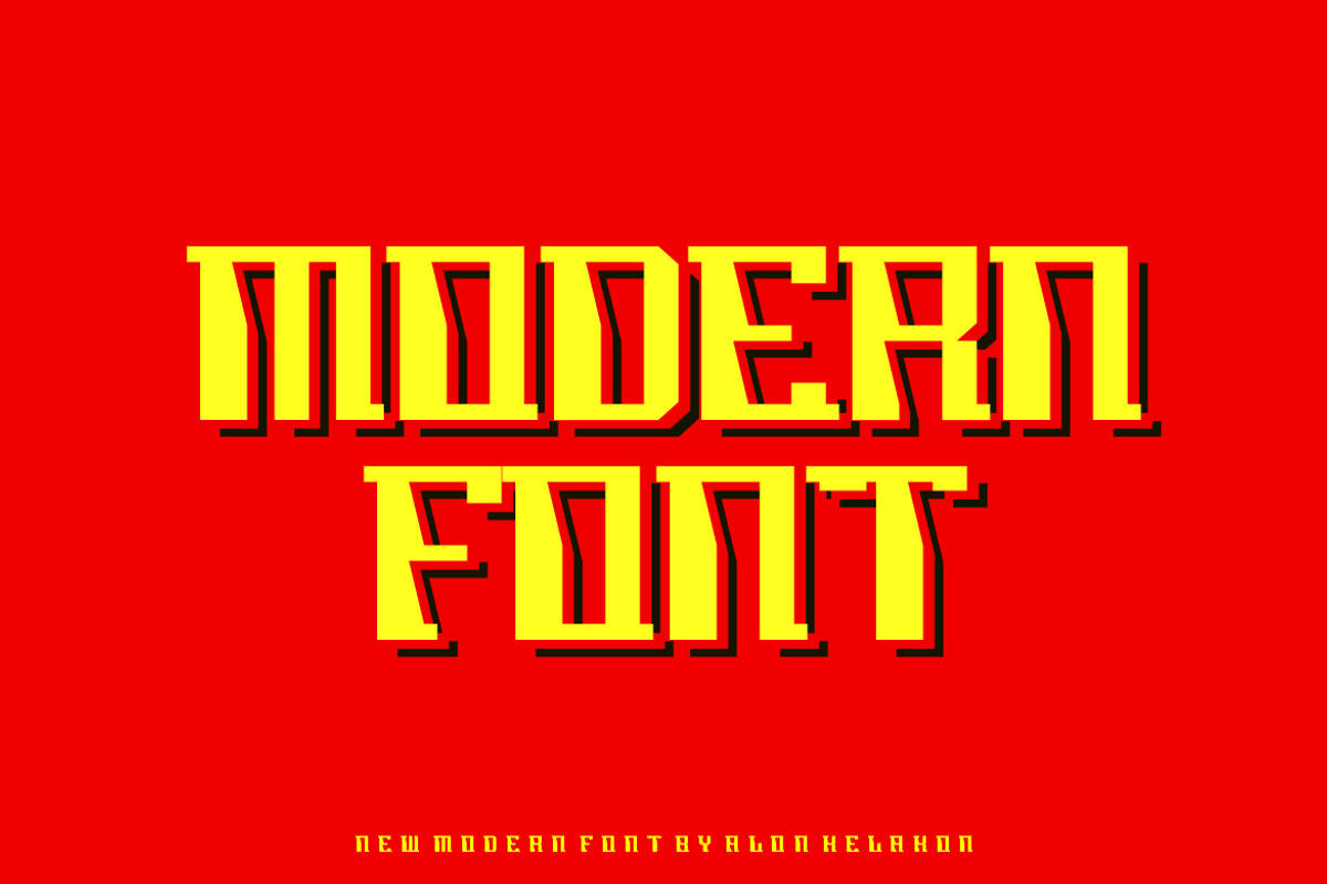 Bolt Flash Font, a Serif Font by alon kelakon (Photo 2 of 5)