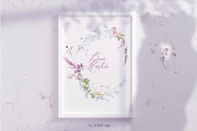 Bon Matin Watercolor Floral Clip Art, a Decorative Illustration by whiteheartdesign (Thumbnail 6 of 18)