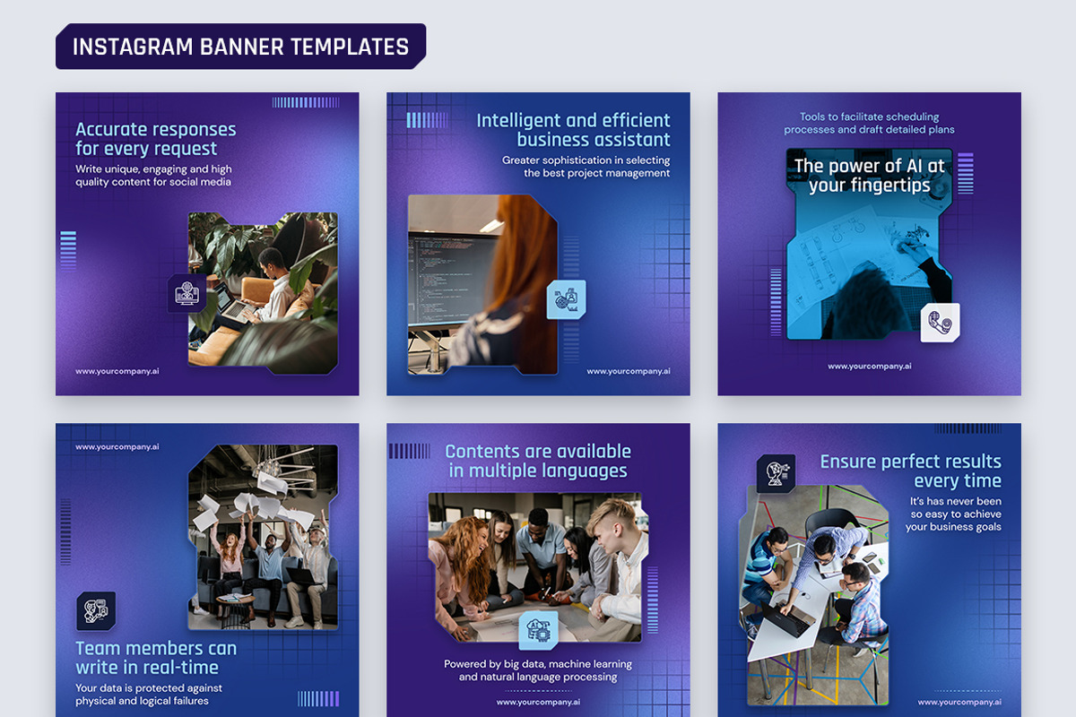 Artificial Intelligence Kit, a Social Media Template by Brandify Studio (Photo 2 of 7)