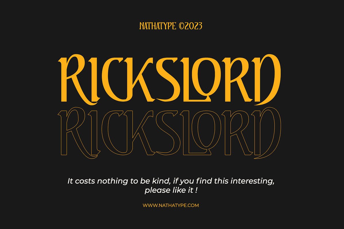 Rickslord, a Handwritten Font by Nathatype (Photo 15 of 15)