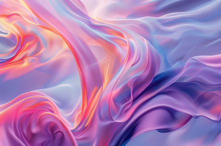 Pink and blue colors blend in a cont, a Photo by Iftikhar Alam