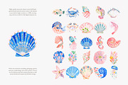 Preppy coastal clipart set, a Decorative Illustration by Patishop Art (Thumbnail 5 of 15)