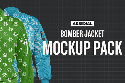 Bomber Jacket Mockup Templates