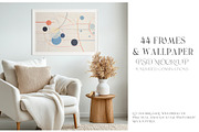 Boho Style 44 Frames & Wall Mockup, a Product Mockup by mock-ups (Thumbnail 1 of 11)