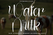 Water Milk, a Handwritten Font by InermediaSTUDIO (Thumbnail 1 of 8)