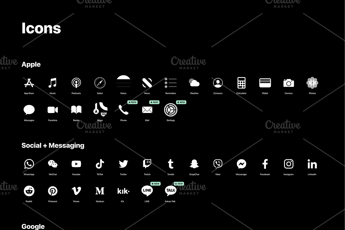 iOS 14 Luxury iPhone App Icons • One, an Icon by Homescreen Pro (Photo 6 of 6)