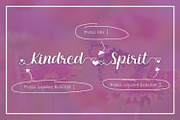 Kindred Spirit, a Script Font by Kristy Hatswell (Thumbnail 4 of 6)