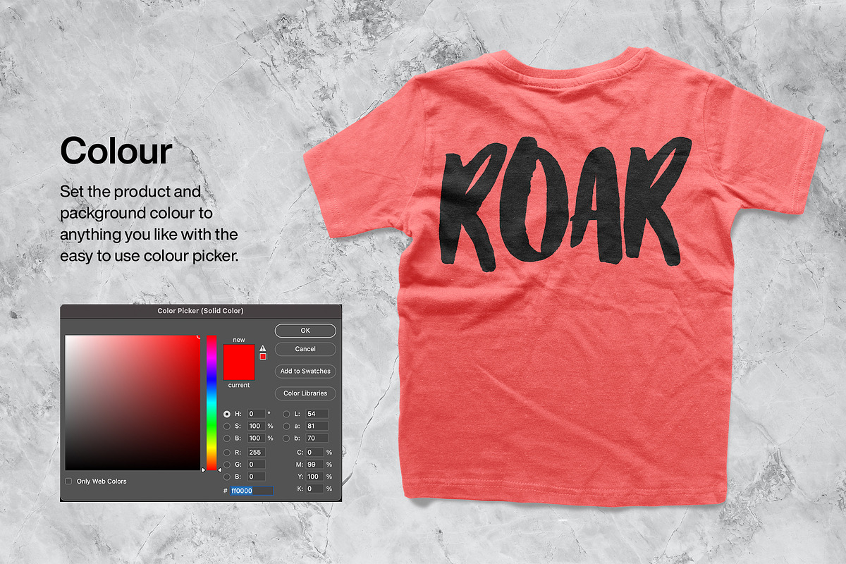 Kids T-shirt Mockup, a Books & Magazine Mockup by Studio Innate (Photo 5 of 5)