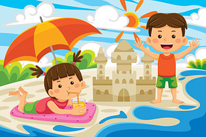 Holiday Cartoon Vector #01, an Animal Illustration by MEDZ
