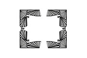Art Deco Geometric Frame Bundle, an Illustration by jahid234 (Thumbnail 10 of 31)
