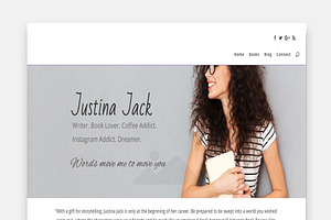 Justina - Divi Home Page Template