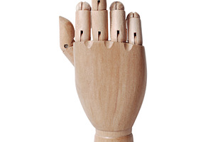 Wooden hand, a Photo by saiko3p