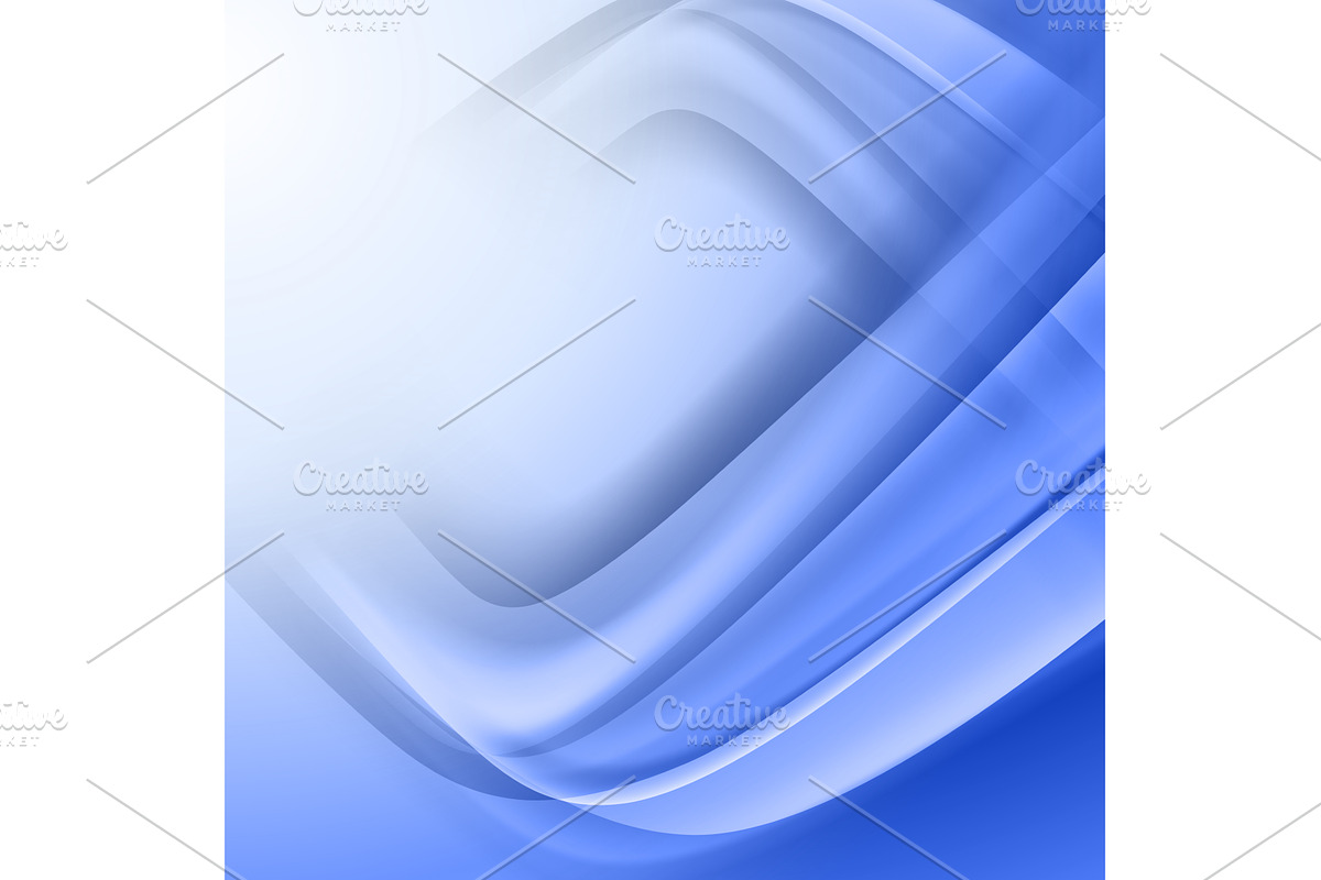 Abstract blue vector background, an Illustration by Valenty