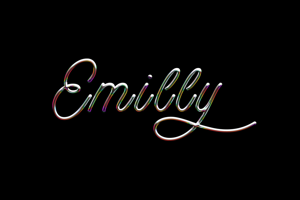 Chrome Text Effect - Chrome Effect, a Graphic by MockupForest (Photo 6 of 18)