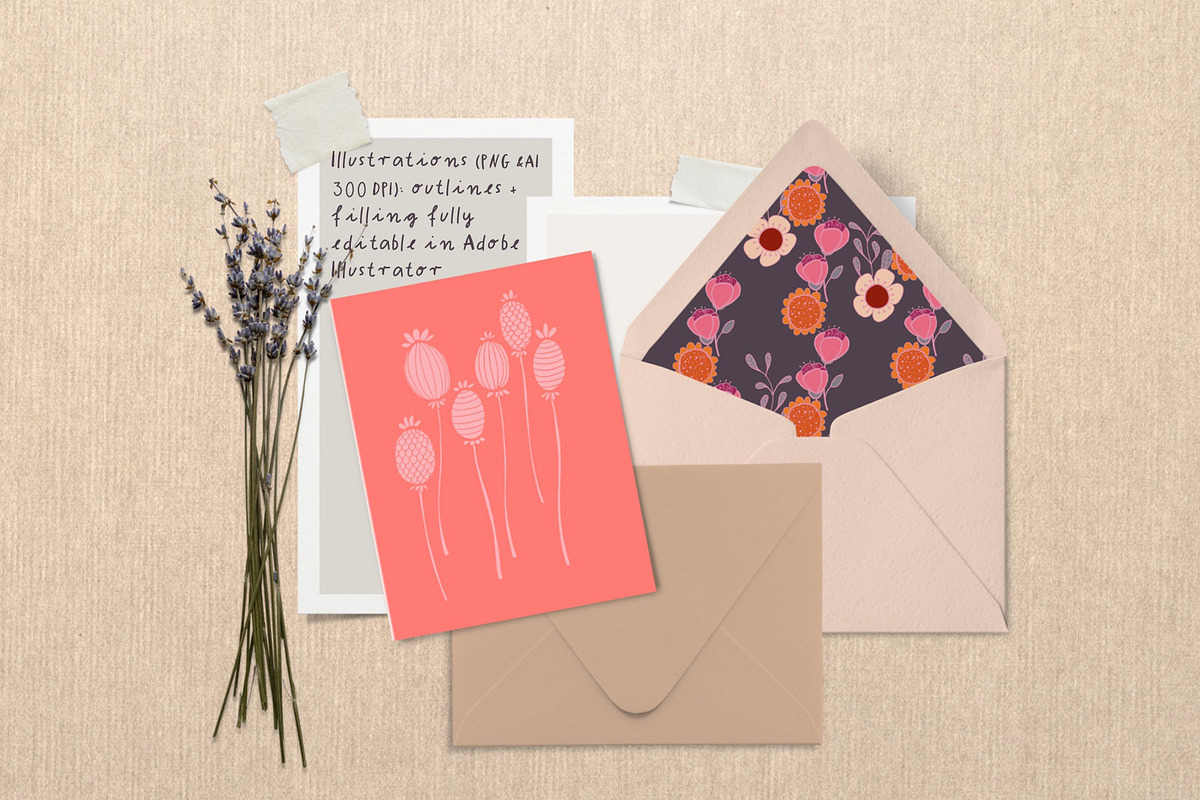 Spring - Illustrations & pattern, a Decorative Illustration by LAFOLO (Photo 6 of 7)