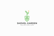 Shovel Logo Garden Farm Agriculture, a Branding & Logo Template by Signatoro (Thumbnail 1 of 2)