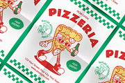 Retro Cartoon Pizzeria Flyer, a Flyer Template by The Isian (Thumbnail 2 of 2)
