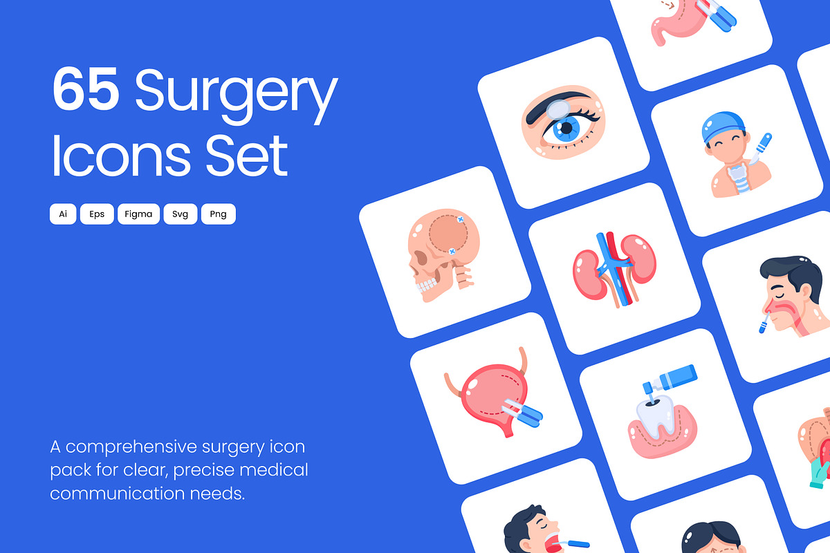 65 Surgery Flat Icons, an Emoji Icon by Prosymbols (Photo 1 of 10)