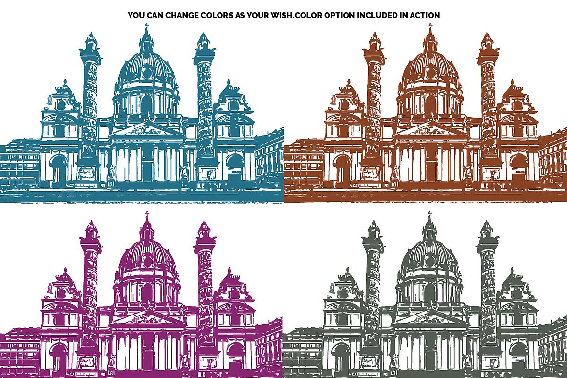830 Creative Photoshop Action BUNDLE, an Action Add-On by Design Forest (Photo 57 of 133)