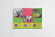 School Admission Trifold Brochure, a Brochure Template by retrographix (Thumbnail 5 of 5)